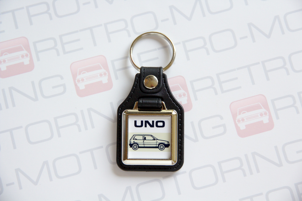 Fiat Uno car keyring gift idea