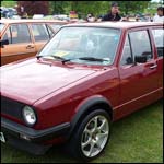 Red VW Golf Mk1 GEW330Y