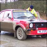 Car 101 - Tim Pearcey / Mick Johnson - Red Ford Escort Mk 2 TWL2
