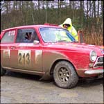 Car 213 - Gwilym Roberts/Bill Robertson   - Red Ford Cortina MK1