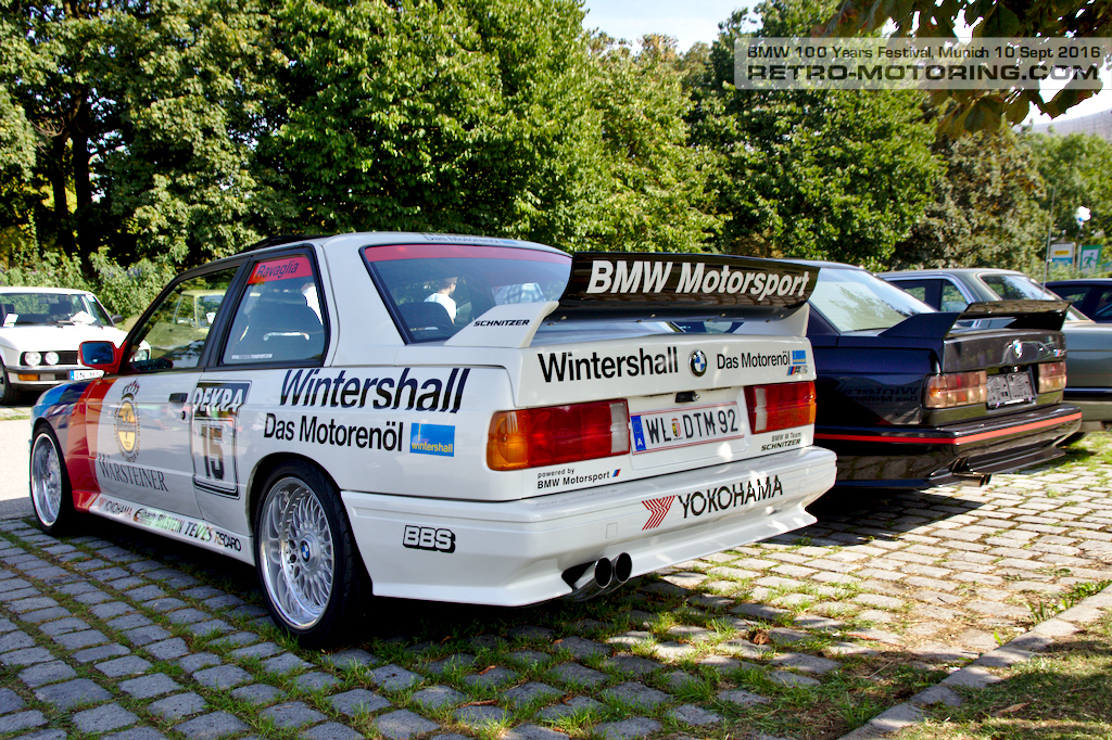 BMW Motorsport E30 M3 BMW Festival, Munich, 2016 : Retro-Motoring