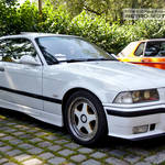 White BMW E36 M3 Coupe