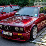 Red BMW E30 3-Series