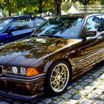 Brown BMW E36 3-Series Coupe