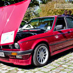 Red 1985 BMW 325e