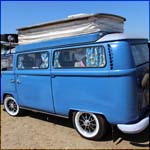 Blue VW Type 2 Bay Window XLR761G