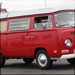 Red VW Type 2 Bay Window MCY121H