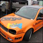 Dannie Highman - Orange VW Golf Mk4 - VWDRC