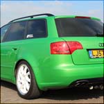 Green Audi A4 Avant LJ57ANR