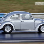 Silver Cal Look VW Beetle