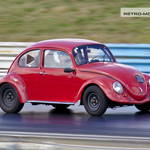 Red VW Beetle OLH283L
