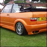 Orange VW Golf Mk1 Convertible IAZ1731