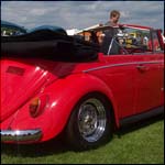 Red VW Beetle Convertible SKL287H