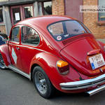 Red Tabasco VW Beetle 1-OYF-555