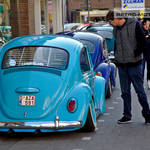 Blue VW Beetle 0-AZA-591