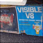 Visible V8 Operating Engine Model