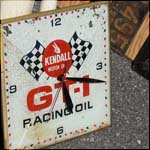 Vintage Kendall GT-1 Racing Oil Clock