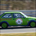 Car 16 - Alan Eason - Green Ford Fiesta Mk2 XR2