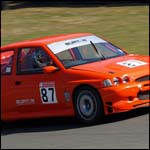 Car 87 - David Matthias - Orange Ford Escort RS Cosworth