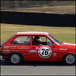 Car 76 - Neil Bray - Red Ford Fiesta 1300 Mk1