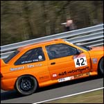 Car 42 - Jeffrey Windsor - Orange Ford Escort RS Cosworth