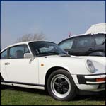 White Porsche 911 A484AMW