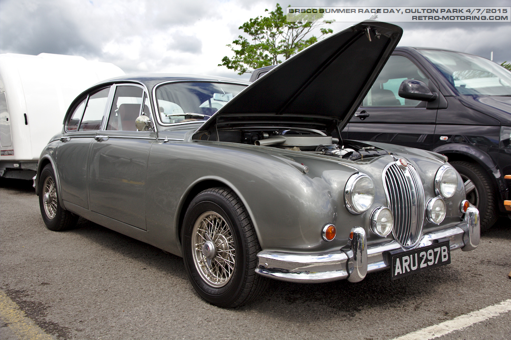 Jaguar Mk2 3.8 ARU297B BRSCC Summer Raceday, Oulton Park July 2015