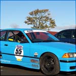 Blue 1996 BMW E36 Coupe - Car 55  Mark Humpries / Matthew Humph