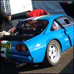 Blue 1976 Ferrari 308GTB - Car 44  Christopher Compton-Goddard