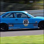Blue 1996 BMW E36 Coupe - Car 55  Mark Humpries / Matthew Humph