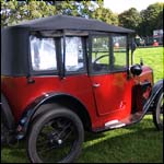 Red 1926 Austin Seven RU3478