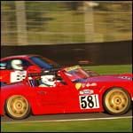 Red 1989 TVR Tuscan - Car 581  Darren Smith