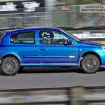 Blue Renault Clio HJ04ZZN