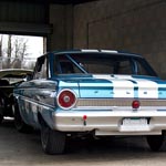 Blue 1964 Ford Falcon Sprint - Car 73 - Chris Clarkson and Ted W