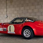 Red 1964 Marcos 1800GT - Car 1 - Allen Tice and Chris Conoley
