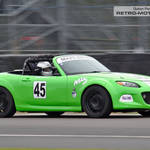 Green Mazda MX5 - Car 45 Jeremy Shipley