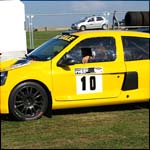 Car 10 - J Price and C Price - Yellow Renault Clio V6 V374JLC