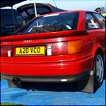 Car 41 - A Pemberton and G Clements - Red Audi S2 Coupe Quattro 