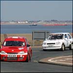 Car 43 - S Moore and M Mercer - Red Vauxhall Corsa R135WOR