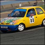 Car 80 - S Livesey and M Livesey - Yellow Nissan Micra N208EBG