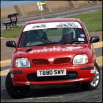 Car 62 - S Johnson and S Butler - Red Nissan Micra T880SWV