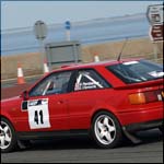 Car 41 - A Pemberton and G Clements - Red Audi S2 Coupe Quattro 