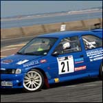 Car 21 - N Cousins and S Turner - Blue Ford Escort Cosworth UXI1