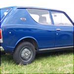 Blue Datsun Cherry 100A E10 LWO743P
