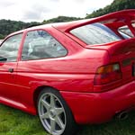 Red Ford Escort RS Cosworth L534WEW