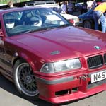 Red BMW E36 3-Series Coupe N457PFW