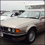 BMW E32 7-Series at the Silverstone Classic 2013