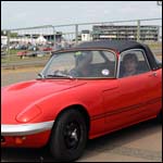 Red Lotus Elan JHY71E at the Silverstone Classic 2013