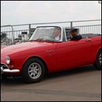 Red Sunbeam Tiger at the Silverstone Classic 2013