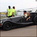 Black Morgan at the Silverstone Classic 2013